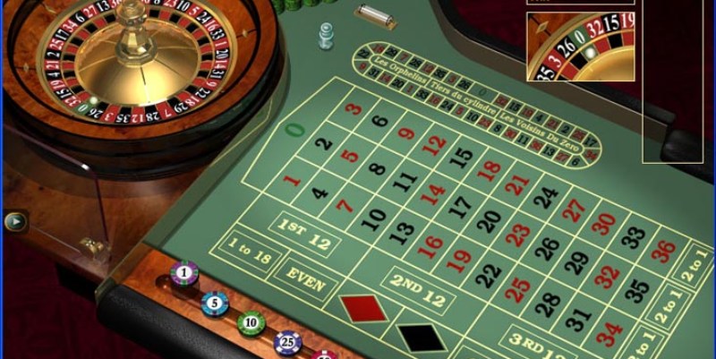 Các cửa trong trên bàn Roulette 